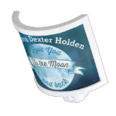 Personalized Love You to the Moon and Back Night Light (Angled)