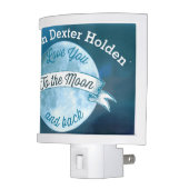 Personalized Love You to the Moon and Back Night Light (Left)