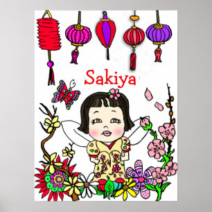 Personalized Loved, Blessed and Adored Fairy Poster