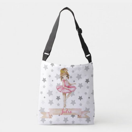 Personalized Lovely Ballerina _ Ballet Bag