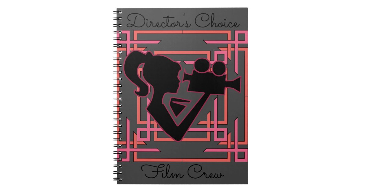 Personalized Lovely Lady Director Notebook | Zazzle