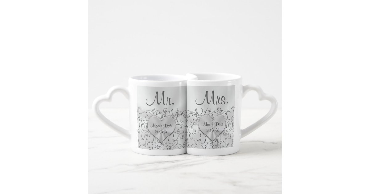 Mr Mrs Mugs, Custom Couple Coffee Mug Set, Unique Wedding Gift, His and  Hers Gift, Coffee Lovers, Engagement Bride and Groom Christmas Gift 