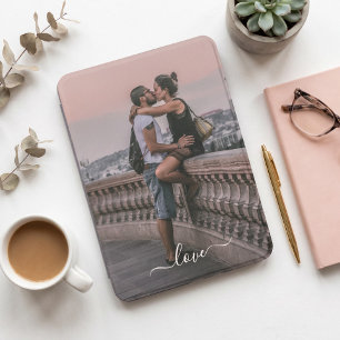 Personalized Lovers Picture And Simple Love Quote Kindle Cover