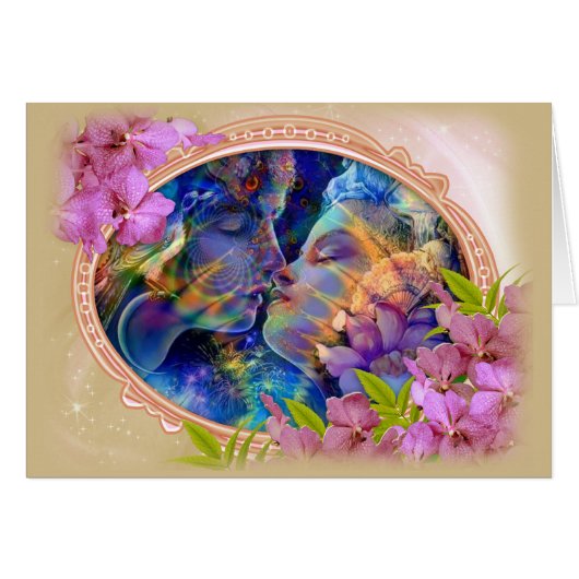 Personalized loving couple cards (Front Horizontal)