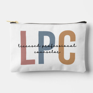 Personalized LPC Licensed Professional Counselor Accessory Pouch
