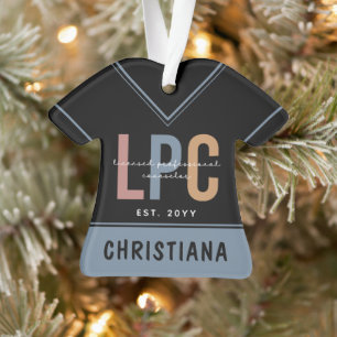 Personalized LPC Licensed Professional Counselor Ornament