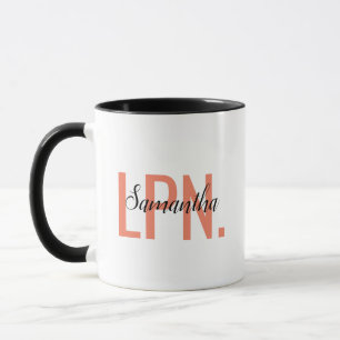 Personalized LPN Licensed Practical Nurse Xmas Mug