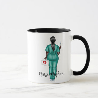 Personalized LPN Nurse (African-American Nurse) Mug