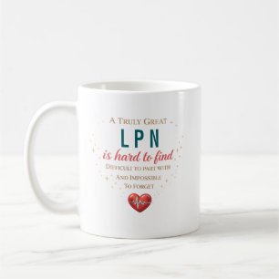 Personalized LPN Nurse Appreciation Quote Coffee Mug