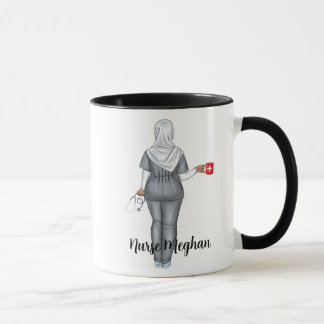 Personalized LPN Nurse (Muslim Woman) Gift Mug