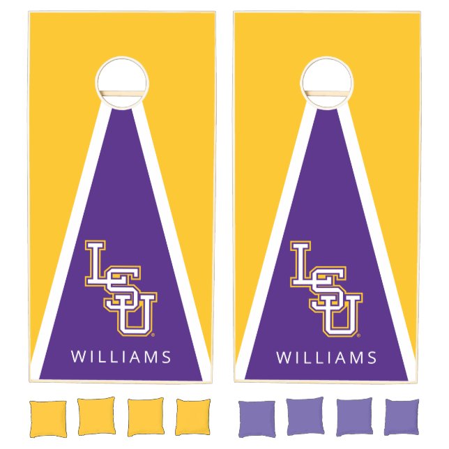 Personalized LSU Cornhole Set (Set)