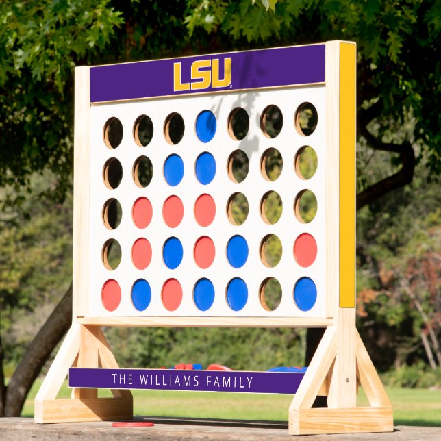 Personalized LSU Fast Four (Lawn)