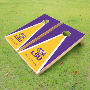 Personalized LSU Tigers Cornhole Set