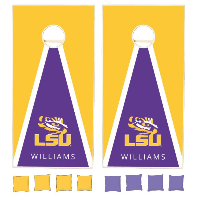 Personalized LSU Tigers Cornhole Set (Set)
