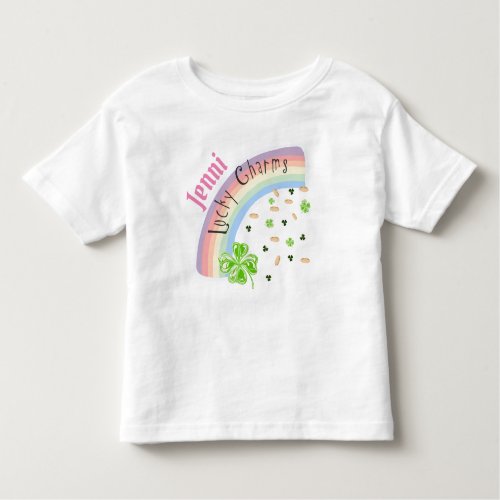 Personalized Lucky Charm Rainbow Tee
