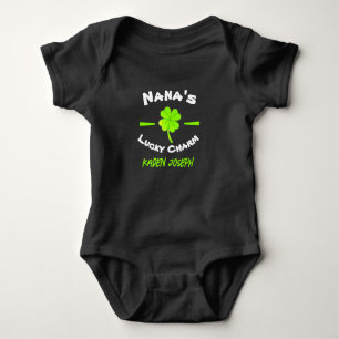 Personalized Lucky Charm St. Patrick's Day Baby Bodysuit