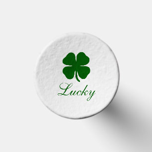 Personalized Lucky Green Clover Golf Tees