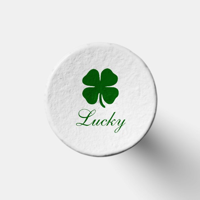 Personalized Lucky Green Clover Golf Tees (Top)