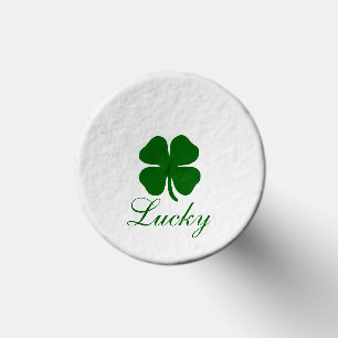 Personalized Lucky Green Clover Golf Tees
