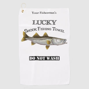 Personalized Lucky Snook Fishing Towel