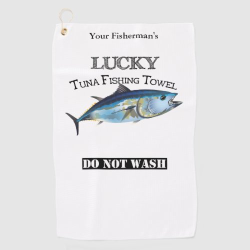 Personalized Lucky Tuna Fishing Towel