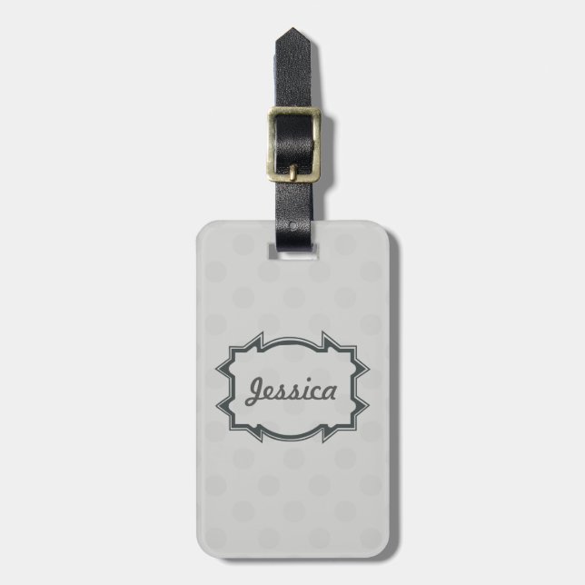 Personalized luggage tag (Front Vertical)