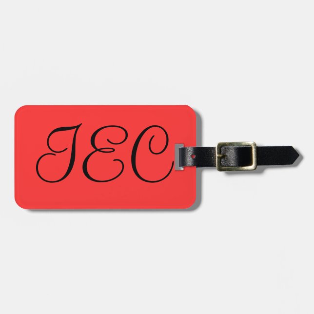 Personalized  Luggage Tag (Front Horizontal)