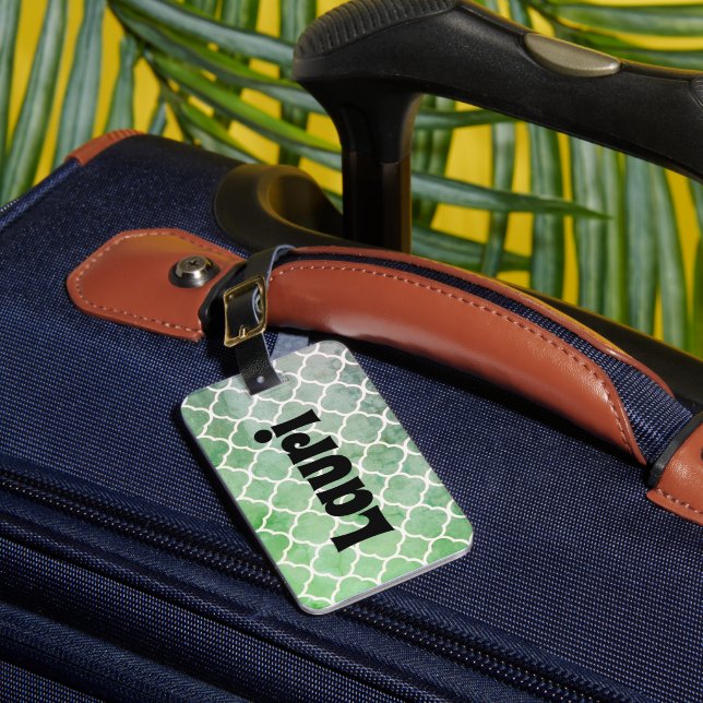Personalized luggage tag (Front Insitu 1)
