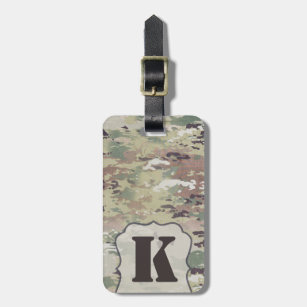 camo luggage tags
