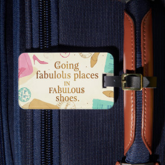 Personalized Luggage Tag - Fab Shoes, Fab Places