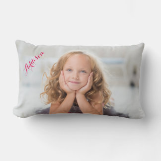 Personalized Lumbar Pillows Add Photo And Name
