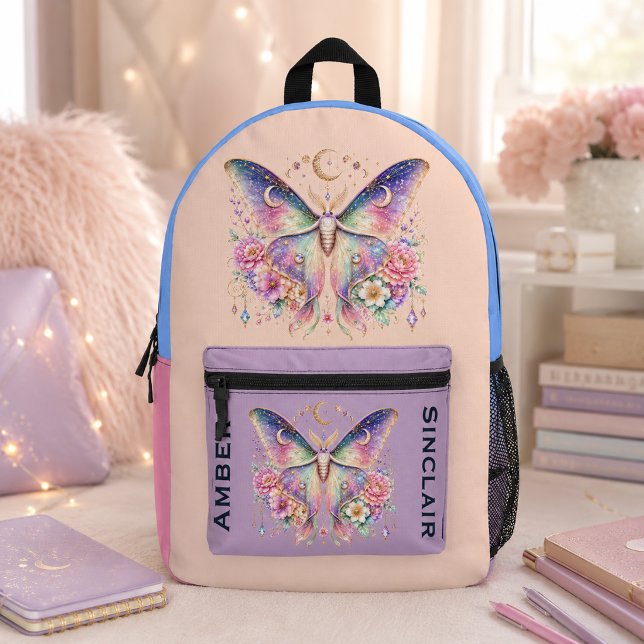 Personalized Luna Moth Backpack  (Creator Uploaded)