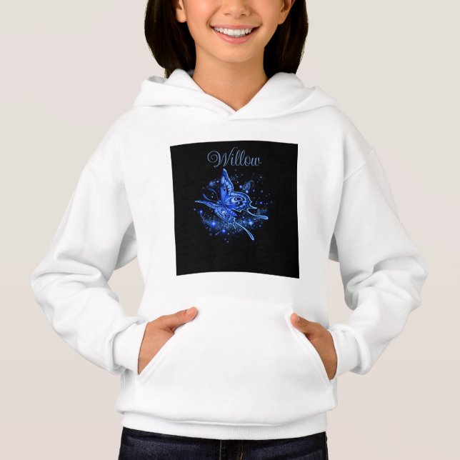 Personalized Lunar Moth Hoodie (Front)