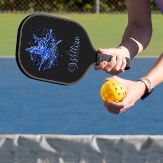 Personalized Lunar Moth Pickleball Paddle
