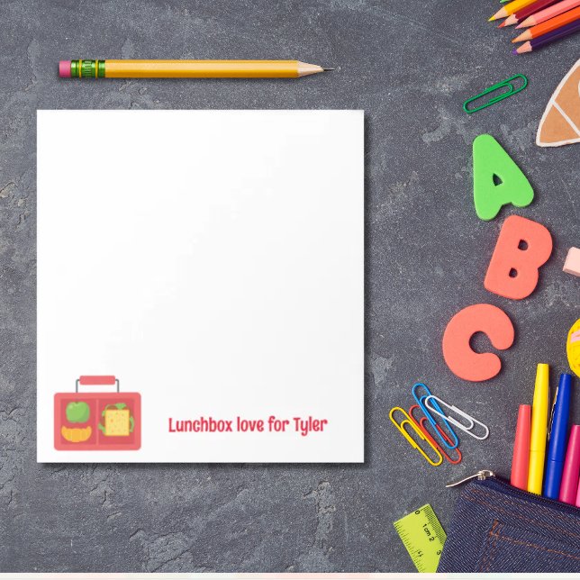 Personalized Lunchbox Love Notes Back to school (Personalized lunchbox love note for back to school)