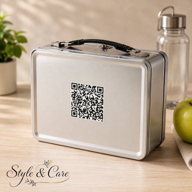 Personalized Lunchbox with Scannable QR Code (Personalized Lunchbox with Scannable QR Code)