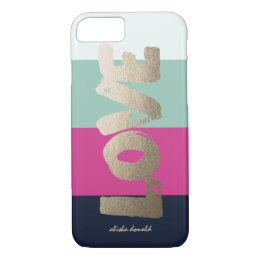 Personalized | Luxe Stripes iPhone 8/7 Case