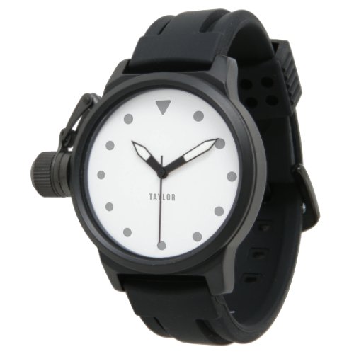 Personalized Luxury Classic Black Rubber Watch