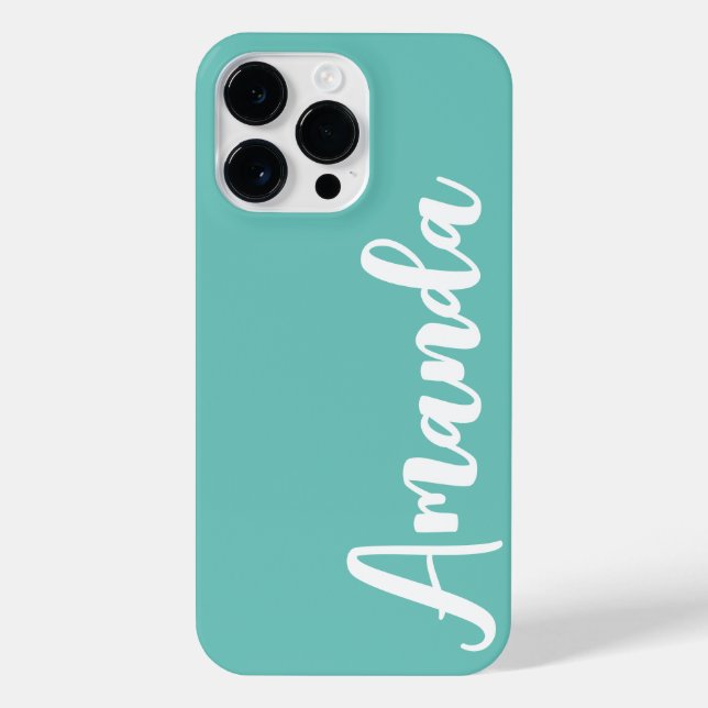 Personalized Luxury Custom Name Monogram iPhone  Case (Back)