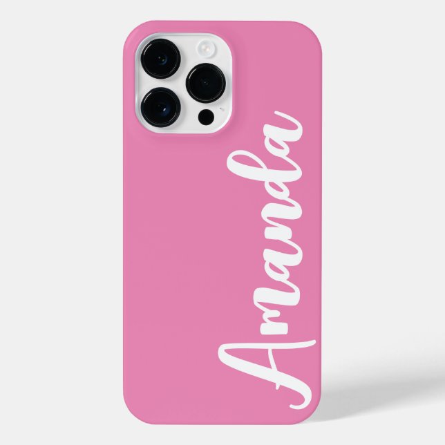 Personalized Luxury Custom Name Monogram iPhone  iPhone Case (Back)