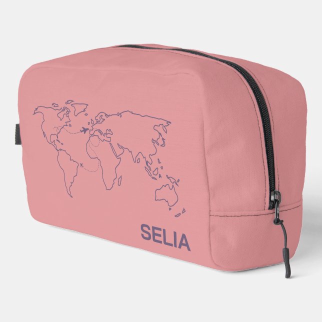 Personalized Luxury Deluxe Travel Kit Dopp Kit (Right Corner)