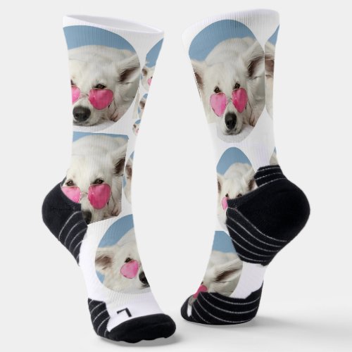 Personalized luxury dog pattern socks