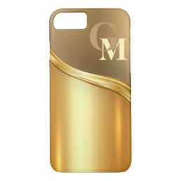 Personalized Luxury Look Modern Golden iPhone 8/7 Case