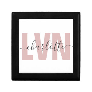 Personalized LVN Licensed Vocational Nurse Chic Gift Box