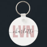 Personalized LVN Licensed Vocational Nurse Chic Keychain<br><div class="desc">Personalized LVN Licensed Vocational Nurse Chic Nurse Appreciation Gifts!</div>