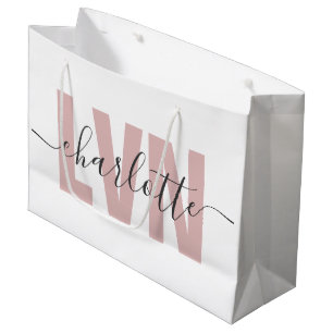 Personalized LVN Licensed Vocational Nurse Chic Large Gift Bag