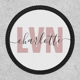 Personalized LVN Licensed Vocational Nurse Chic Patch