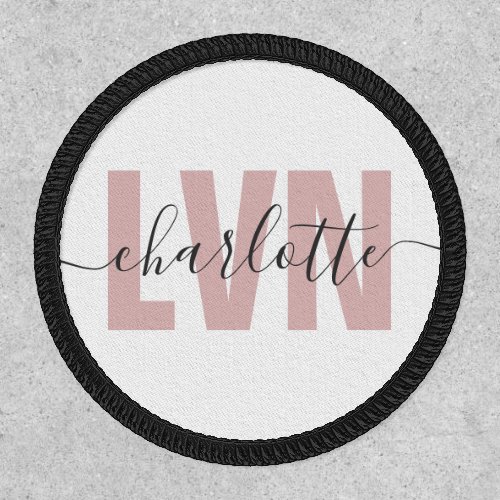 Personalized LVN Licensed Vocational Nurse Chic Patch