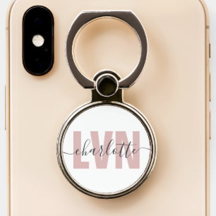 Personalized LVN Licensed Vocational Nurse Chic Phone Ring Stand