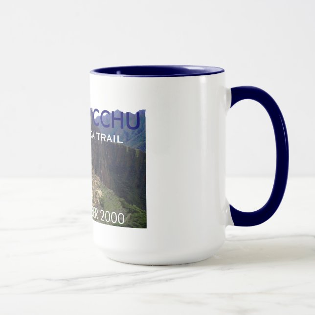 Personalized Machu Picchu, Inca Trail Celebration Mug (Right)